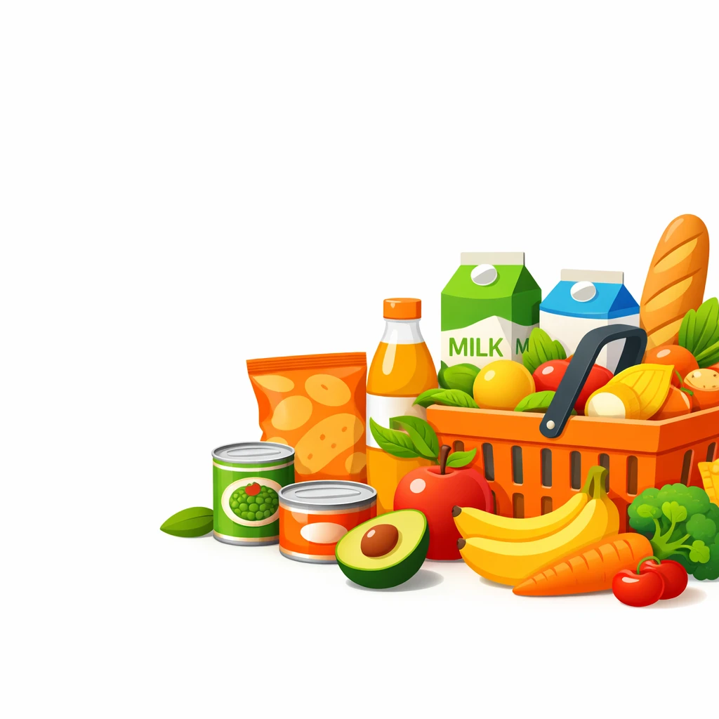 سوپرمارکت آدیش با قفسهبندی منظم و کالاهای روزمره در بهترین سوپرمارکت کرمان