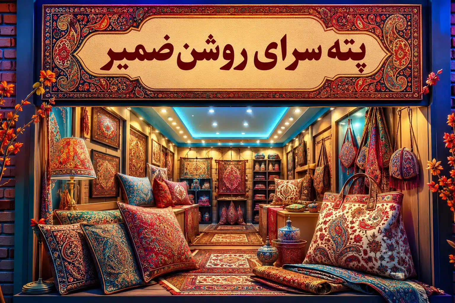 پته سرای روشن ضمیر کرمان ، بیرقیبترین پتهفروشی کرمان