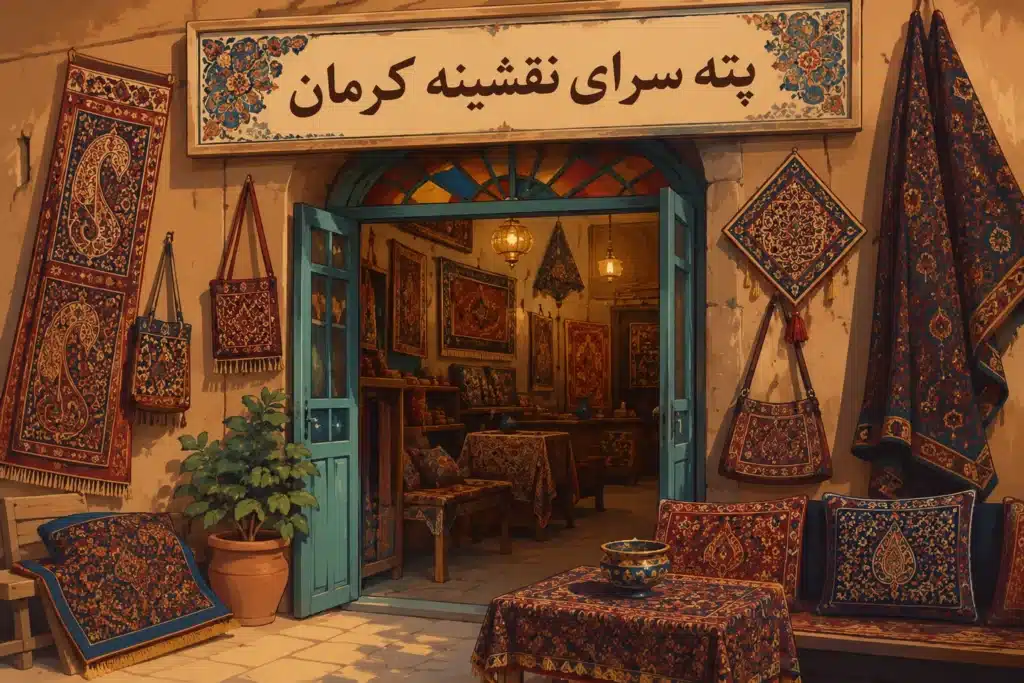 پته سرای نقشینه کرمان، درجهیکترین پتهفروشی کرمان
